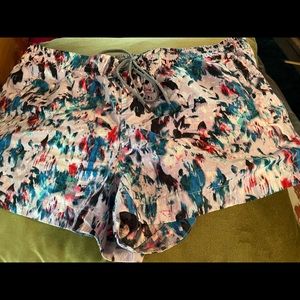 J Crew Drawstring shorts w/ pockets and slit on sides